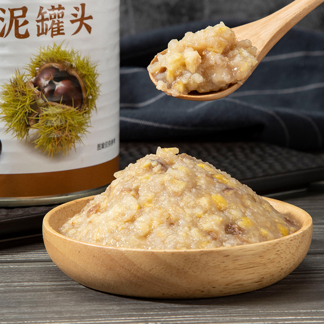 Canned chestnut puree - Good dessert partner