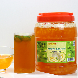 Hami melon jam Rich aroma of cantaloupe, sweet but not greasy, with a unique fruity aroma