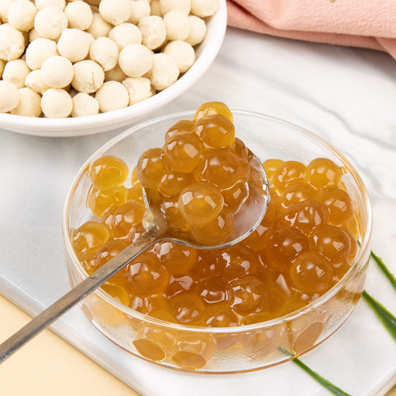 Amber flavored pearl meatballs-Unlimited creativity, DIY pearls