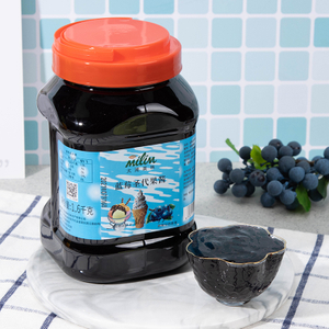 Blueberry sundae jam Using traditional manual cooking methods, carefully crafted to maintain the best taste and nutrition of jam.