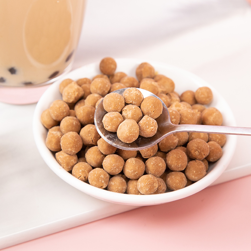 Black Sugar Flavored Milk Tea Pearl-New dessert favorite, pearl crystal balls