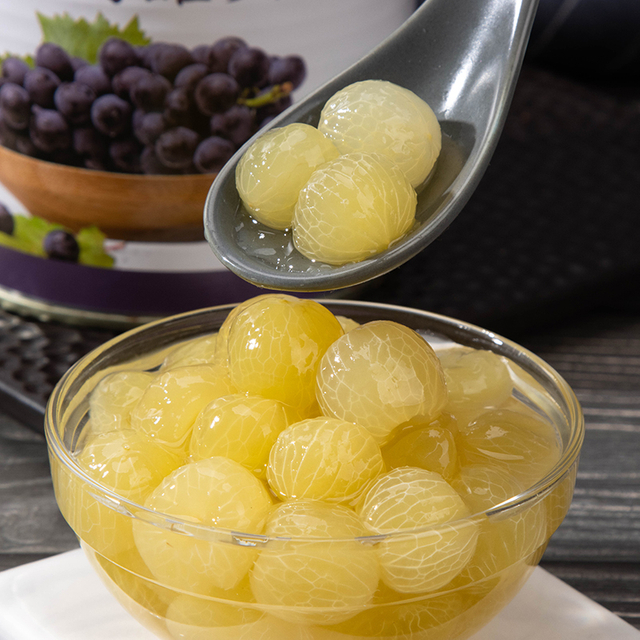 Canned grapes - Ready to open and enjoy, convenient and delicious