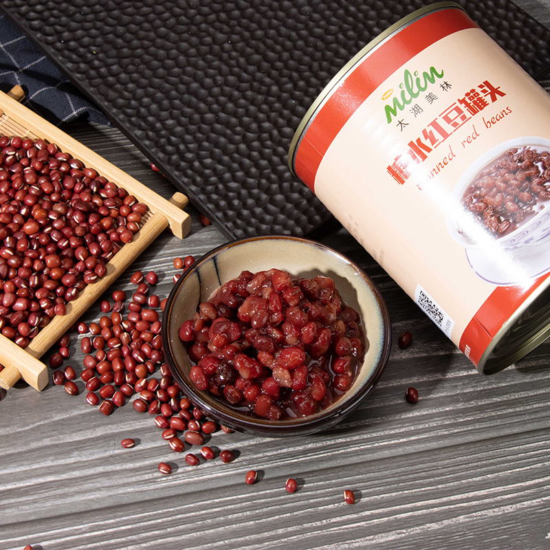 Canned red beans for color protection - Enjoy immediately, sweet red beans