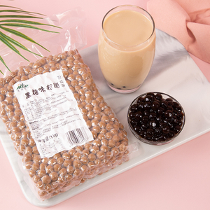 Black Sugar Flavored Milk Tea Pearl-New dessert favorite, pearl crystal balls