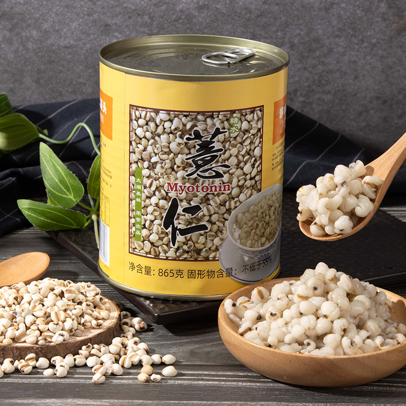 Canned Coix seed Delicious Job's tears, traditional flavor