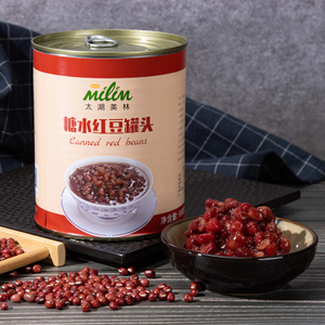 Canned red beans for color protection - Enjoy immediately, sweet red beans