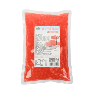 strawberry Popping Boba - Explosive surprise, new taste experience