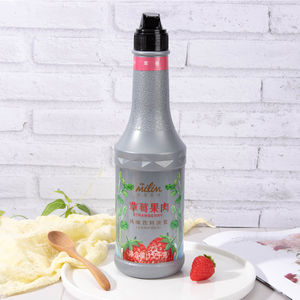 Fruit juice containing strawberry pulp - Delicious concentrated juice with fruit pulp