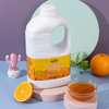 Orange juice - high magnification Selected concentrated orange juice, a natural choice