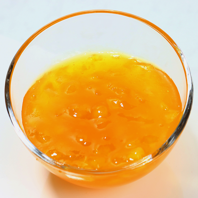 Hami melon jam Rich aroma of cantaloupe, sweet but not greasy, with a unique fruity aroma
