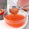 Peach pulp juice containing honey - Every drop jumps with sweet notes