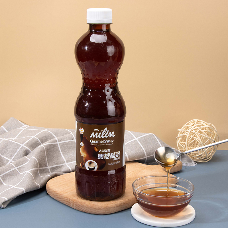 caramel syrup - Sweet caramel, baked with novelty